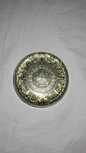 Azteken Sun Dial Motiv Briefbeschwerer, Days-Zee Line, Made in USA, Mid Century Modern - Bild 1 von 12