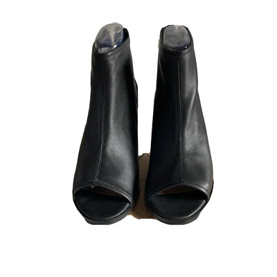 Kelsi Dagger Brooklyn Womens 8.5 Booties Open Toe Ankle Boot Black - Image 1 of 4