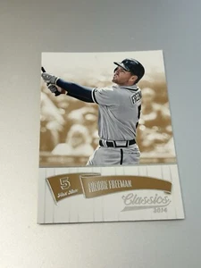 2014 Panini Classics Baseball #50 FREDDIE FREEMAN Atlanta - Picture 1 of 2