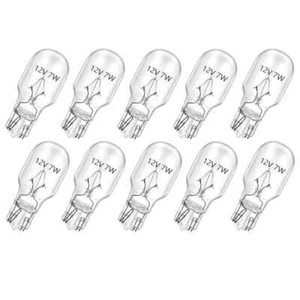 10 Pack 12 Volt 7 Watt Low Voltage Wedge Base T5 Landscape Light Bulbs for Ga... - Picture 1 of 3