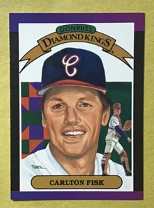 FEHLER Carlton Fisk HOF 1989 Donruss Diamond Kings #7 White Sox kostenloser Versand - Bild 1 von 2