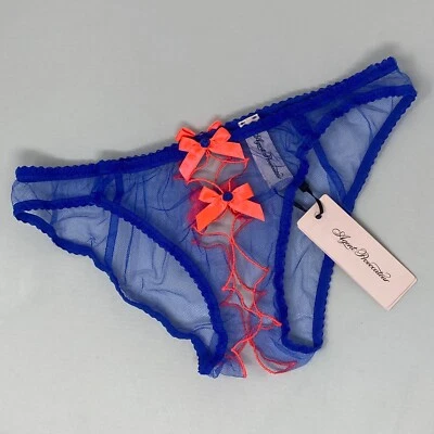 Calzoncillo Agent Provocateur Lorna Azul Rosa Neón Ouvert AP3 Mediano Nuevo con Etiquetas Foto 1 de 4