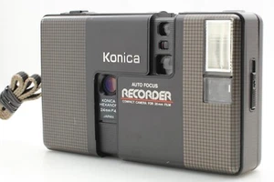 [NEAR MINT] Konica Recorder Black Half Frame Point & Shoot 35mm camera JAPAN - Picture 1 of 10