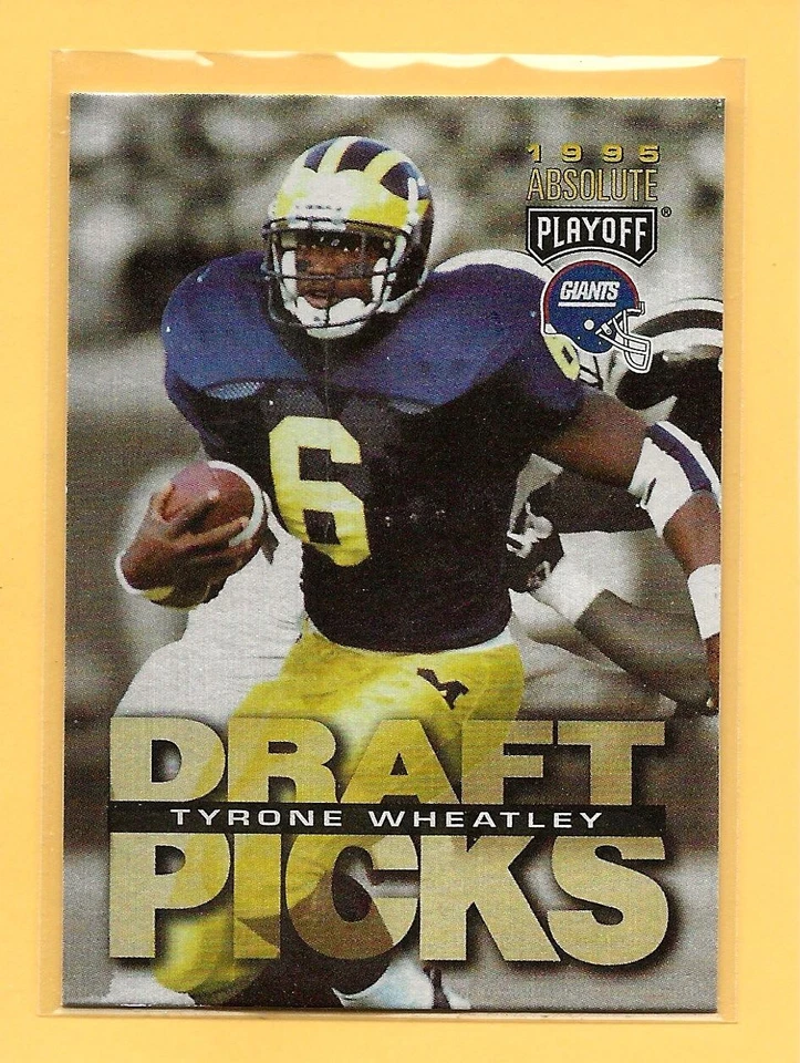 TYRONE WHEATLEY - 1995 Playoff Absolute "Rookie"- #191 - Giants - Comb. Shipping - Image 1 of 1