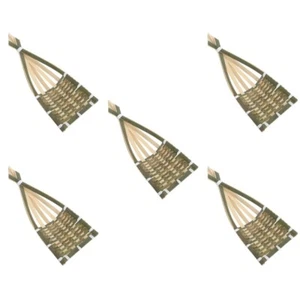 Set of 5 Dekorative Platte Gewobener Korb Besteckkorb Geflochtener Futterkorb - Bild 1 von 12