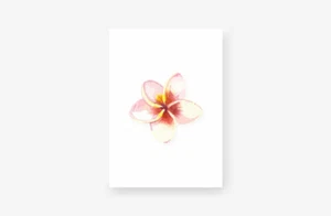 Modern Flower Art Print Watercolor Contemporary Abstract Tropical Poster TO ART1 - Bild 1 von 3