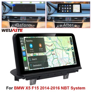 For BMW X5 F15 2014-16 NBT System Android Auto Carplay 10.25'' Car Linux Screen - Foto 1 di 12