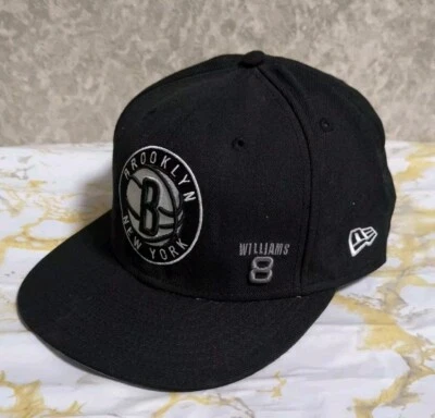 Gorra Brooklyn Nets New Era 59Fifty ajustada para hombre 7 3/4 NBA #8 lana Williams Foto 1 de 4