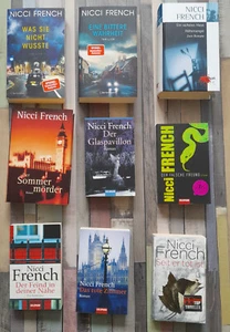 Bücherpaket Nicci French 9 Bücher Krimis England Großbritanien - Bild 1 von 4