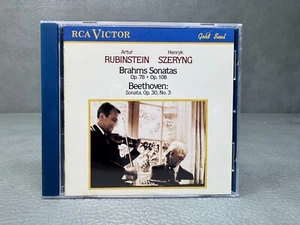Artur Rubinstein Brahms Sonatas Op.78 & Op. 108 Beethoven Sonata Op. 30 No.3 CD - Picture 1 of 2