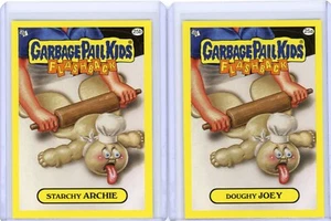 Garbage Pail Kids Flashback 3 DOUGHY JOEY & STÄRKY ARCHIE 25A/B Base Sticker - Bild 1 von 1