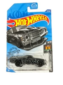2020 Hot Wheels #40 HW Dream Garage 8/10 CUSTOM '71 El CAMINO Dark Gray wBlkST8s - Picture 1 of 5