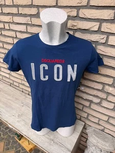 Icon Dsquared2 T Shirt - Grösse L - Blau ++ 129 Euro - Slim Fit ++ - Bild 1 von 3