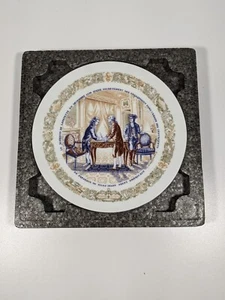 D’Arceau Limoges France Porzellan Teller Washington Silas Deane Teller 1 8,5" 73 - Bild 1 von 12