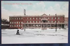 ca1910 Sherbrooke Quebec Kanada neues Sherbrooke Haus Winter Schnee Postkarte - Bild 1 von 2