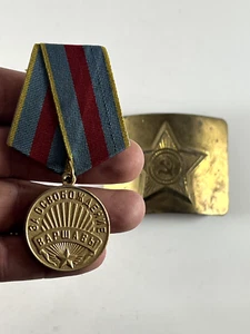Sowjetische Militär Veteranenschnalle, Medaille Zur Befreiung Warschaus 2.WK Duplikat - Bild 1 von 20