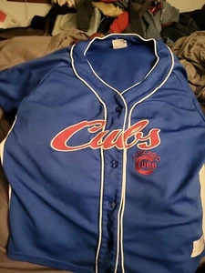 Official MLB Lady Slugger Chicago Cubs Button-Down Jersey - Picture 1 of 3