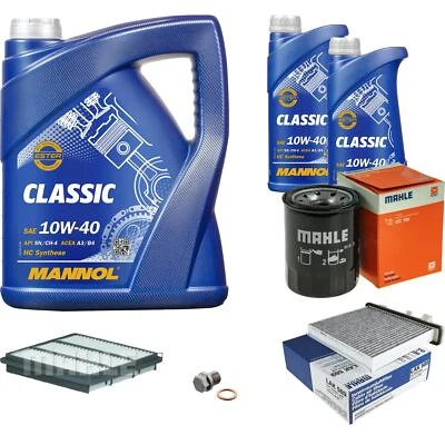 MAHLE Inspección Set 7 L MANNOL Classic 10W-40 Para Mitsubishi Pajero II 2.4 - Imagen 1 de 4