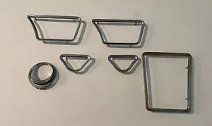 Alfa Romeo GTV 105 Series Interior Chrome Trim LOT Dashboard Trim - Bild 1 von 11