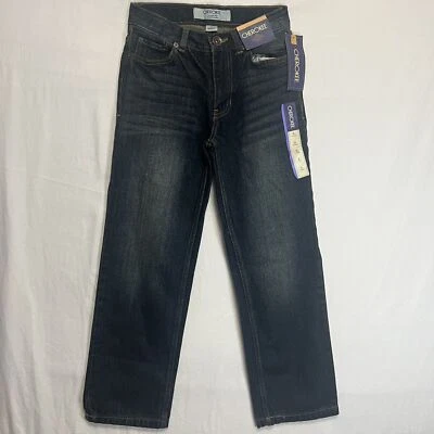Pantalones de mezclilla Cherokee para niños talla 8 azul calce recto cintura ajustable - unisex Foto 1 de 4