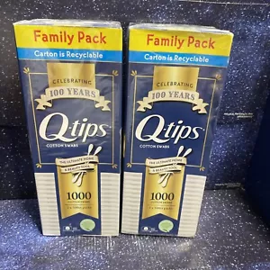 2X500 Q-tips Cotton Swabs - Family Swabs Each - The Ultimate Home & Beauty Tool - Picture 1 of 6