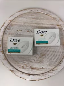 (2) Stck. Dove Beauty Bar Feuchtigkeitscremeseife empfindliche Haut Netz 3,75 oz Neu! - Bild 1 von 4