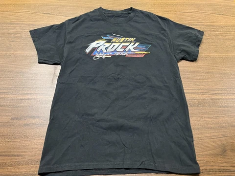 Austin Prock NHRA John Force Racing Men's Black T-Shirt - Small - Drag Racing Cover