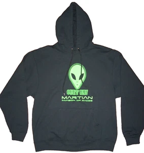 OBEY ME!👽MARTIAN INVASION OF THE RACES Pullover Hoodie LARGE Dearborn Marathon - Bild 1 von 13