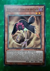 Yu-Gi-Oh BOSH-DE014, Schwarzflügel Harmattan Der Staub, 1.Auflage, near mint NEU - Bild 1 von 1