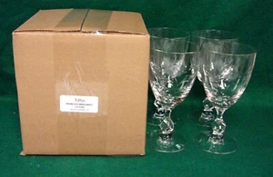 Tiffin PRINCIPESSA MARGARET (17534) SET DI QUATTRO calici acqua altri qui come nuovi in scatola - Foto 1 di 5