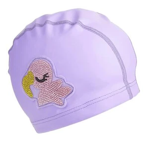 Gorra de natación Bling2O púrpura flamenco niños niños 3+ años niñas sombrero de natación - Imagen 1 de 3
