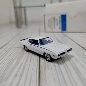 1969 Pontiac GTO 2 Door Coupe "The Judge" Diecast by Castline White - Picture 1 of 9