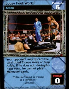 2004 WWE CCG Raw Deal Divas Overload 38/172 Lousy Foot Work - Picture 1 of 1