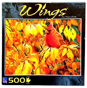 Rompecabezas CARDINAL SURE LOX Rojo ALAS PÁJARO Joni Johnson-Godsy 500 Piezas - NUEVO - Imagen 1 de 4