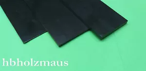 (16€/m²) PE - HD Platte schwarz, 2 mm, Kostenfreier Wunschzuschnitt POLYETHYLEN - Bild 1 von 1