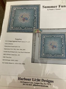 NEW  Harbour Light Designs SUMMER FUN Needlepoint Pattern - Picture 1 of 1