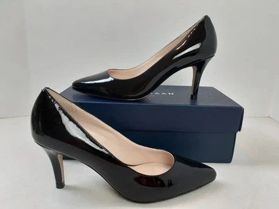 Tacones Cole Haan Juliana Pump 75 charol negro mujer talla 6C #D44422 1225 Foto 1 de 4