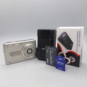 Casio Digital Camera Exilim EX-S100 3.2MP Silver Tested - Picture 1 of 9