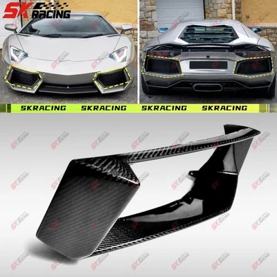 Dry Carbon Front Rear Bumper Air Vent Intake Kit For Lamborghini Aventador LP700 Foto 1 de 4