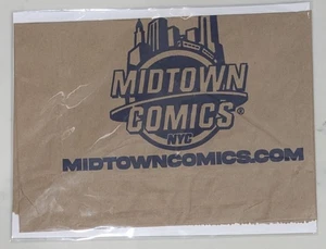 Bolsa de papel Midtown Comics de Nueva York 12" x 15" - Imagen 1 de 4