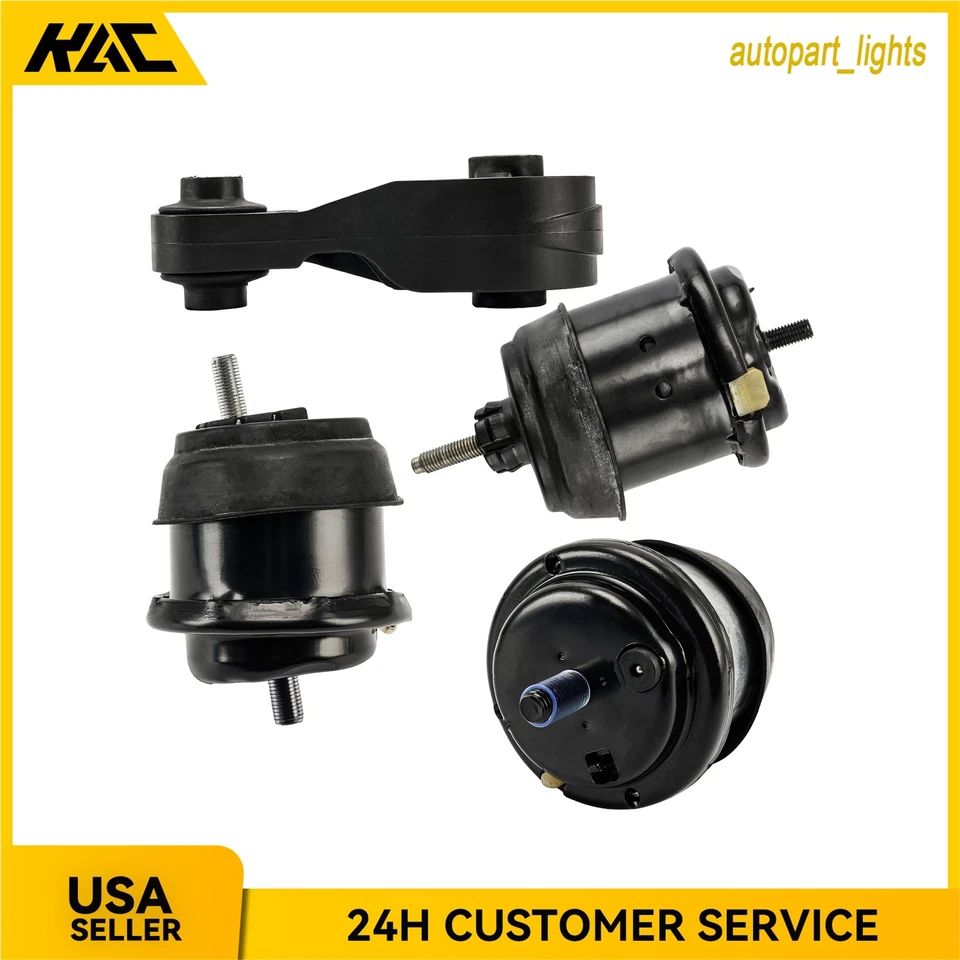 Juego de montaje de motor 4 piezas para Acadia 2009-2016 2009-2017 Traverse 2009-2017 Enclave Foto 1 de 4