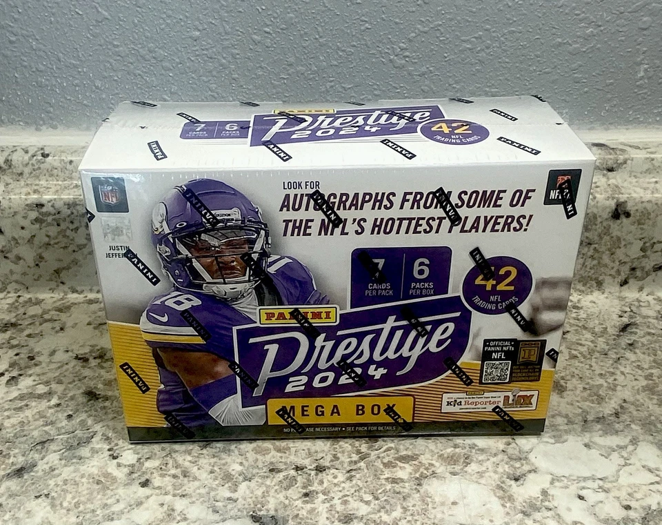 🔥2024 Mega caja de fútbol americano Panini Prestige tarjetas coleccionables NFL - SELLADAS DE FÁBRICA🔥 Foto 1 de 4