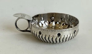 Tastevin argent massif sterling silver minerve Ladoucette Gavard XIX Bourgogne - Imagen 1 de 24