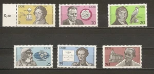 GDR 1980 Famous Germans MNH Scott#2088-2093 - Picture 1 of 1