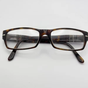 Persol 3116 140 Eyeglasses Mens Large Tortoise Rectangle Italy FRAME ONLY - Picture 1 of 12