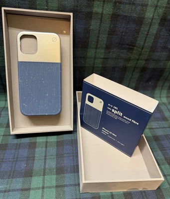 Atom Studios Split Wood Fibre Case iPhone 12 Mini Aluminium + Nitrogen - Image 1 of 4