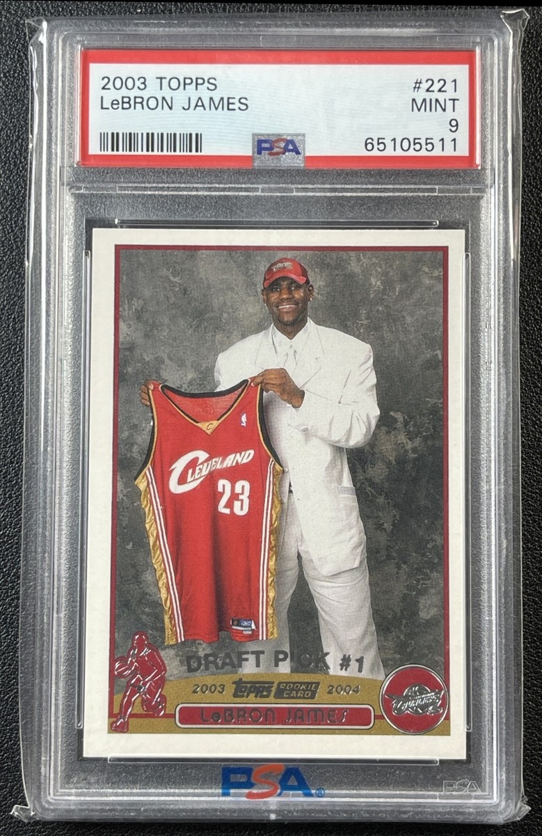Topps LeBron James 9 Graded Basketball Sports Trading Cards