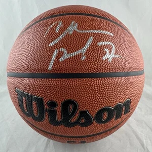 CHARLES BARKLEY SIGNED AUTOGRAPHED NBA I/O WILSON BASKETBALL BECKETT BAS COA - Picture 1 of 2