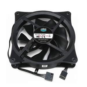 LOTTO2 Cooler Master DF1202512B2UN 12V 0,54A 120*120*25MM 12CM 4Pin ventola di raffreddamento - Foto 1 di 4