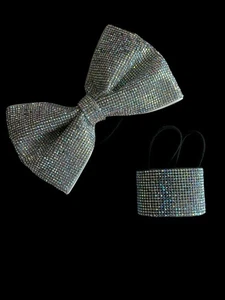 Nuevo Gran Lazo de Porristas Estrás Sin Cintura Competición Lazo de Pelo Poni Lote 2 - Imagen 1 de 4